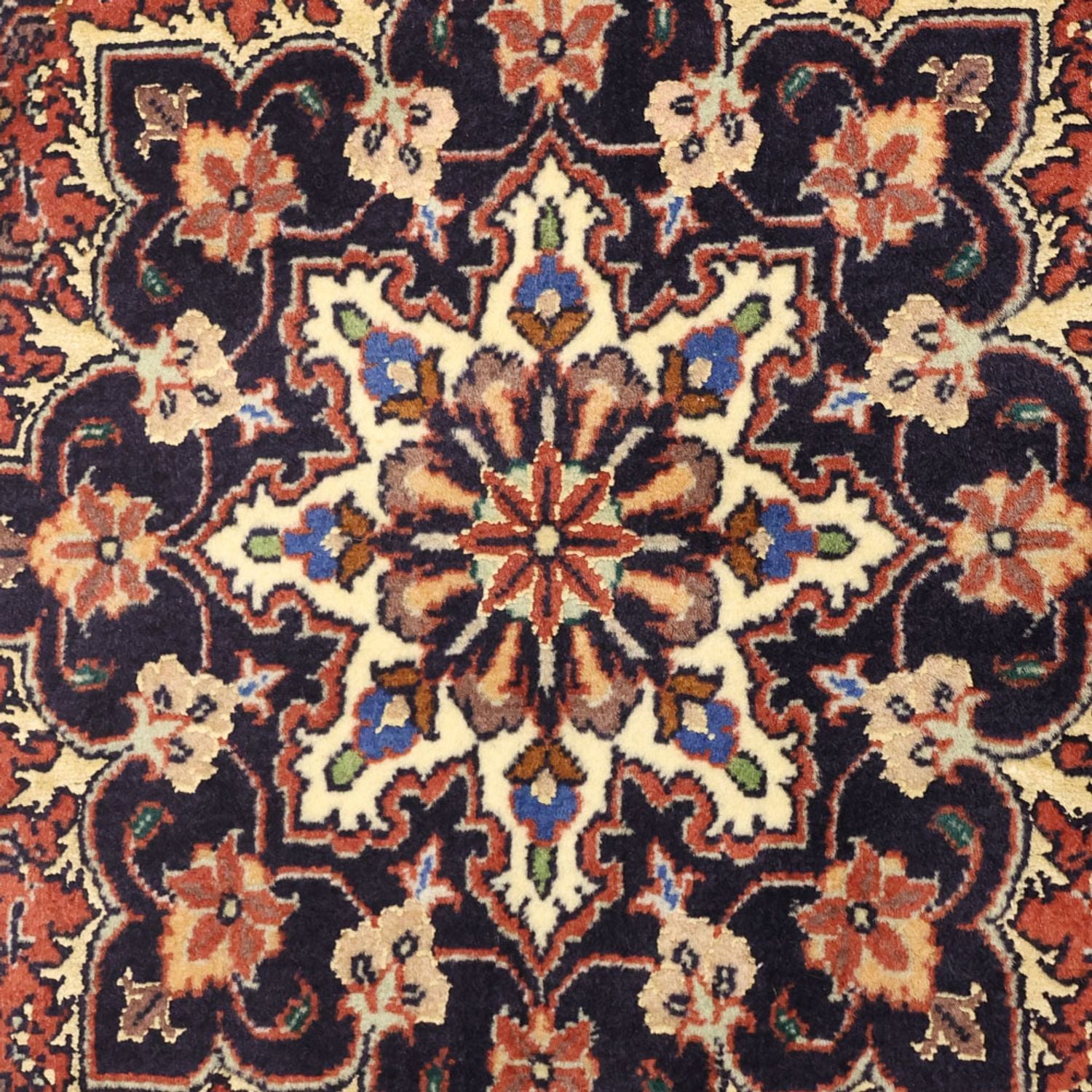 Tappeto Persero - Bidjar - 139 x 68 cm - rosso scuro