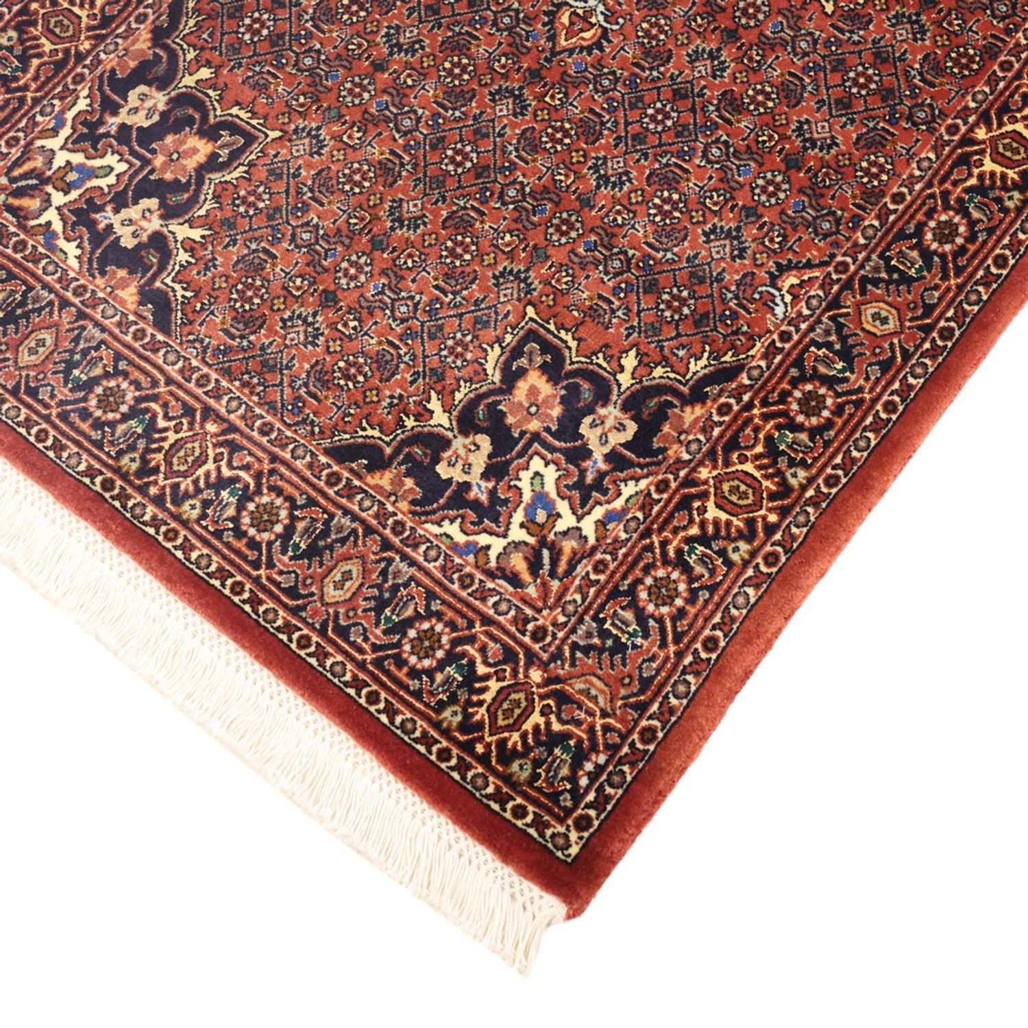 Tappeto Persero - Bidjar - 139 x 68 cm - rosso scuro