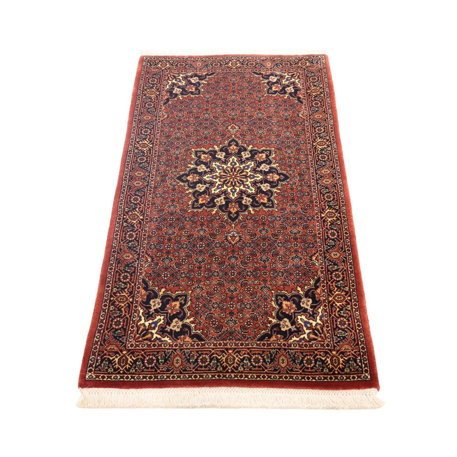 Tappeto Persero - Bidjar - 139 x 68 cm - rosso scuro