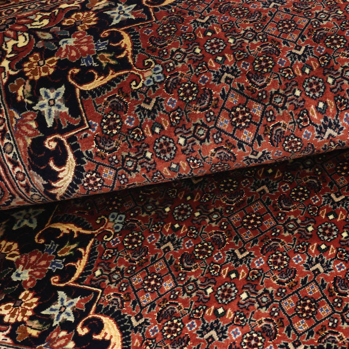 Tappeto Persero - Bidjar - 153 x 91 cm - rosso scuro