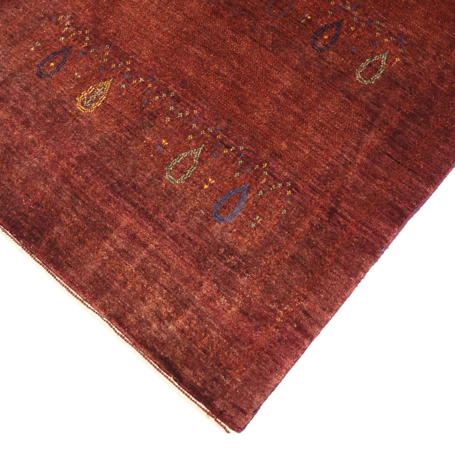 Tappeto Gabbeh - Kashkuli Persero - 155 x 80 cm - rosso scuro