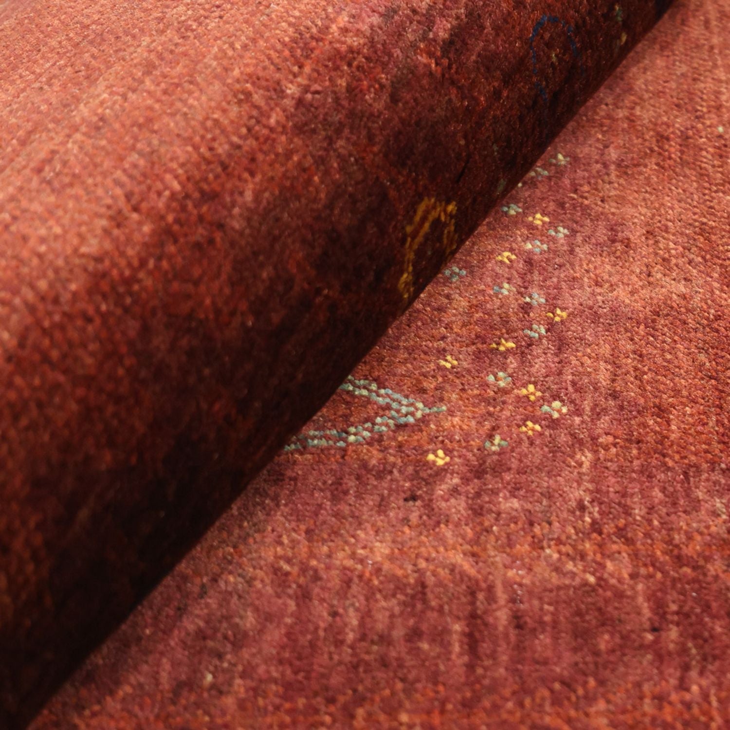 Tappeto Gabbeh - Kashkuli Persero - 155 x 80 cm - rosso scuro