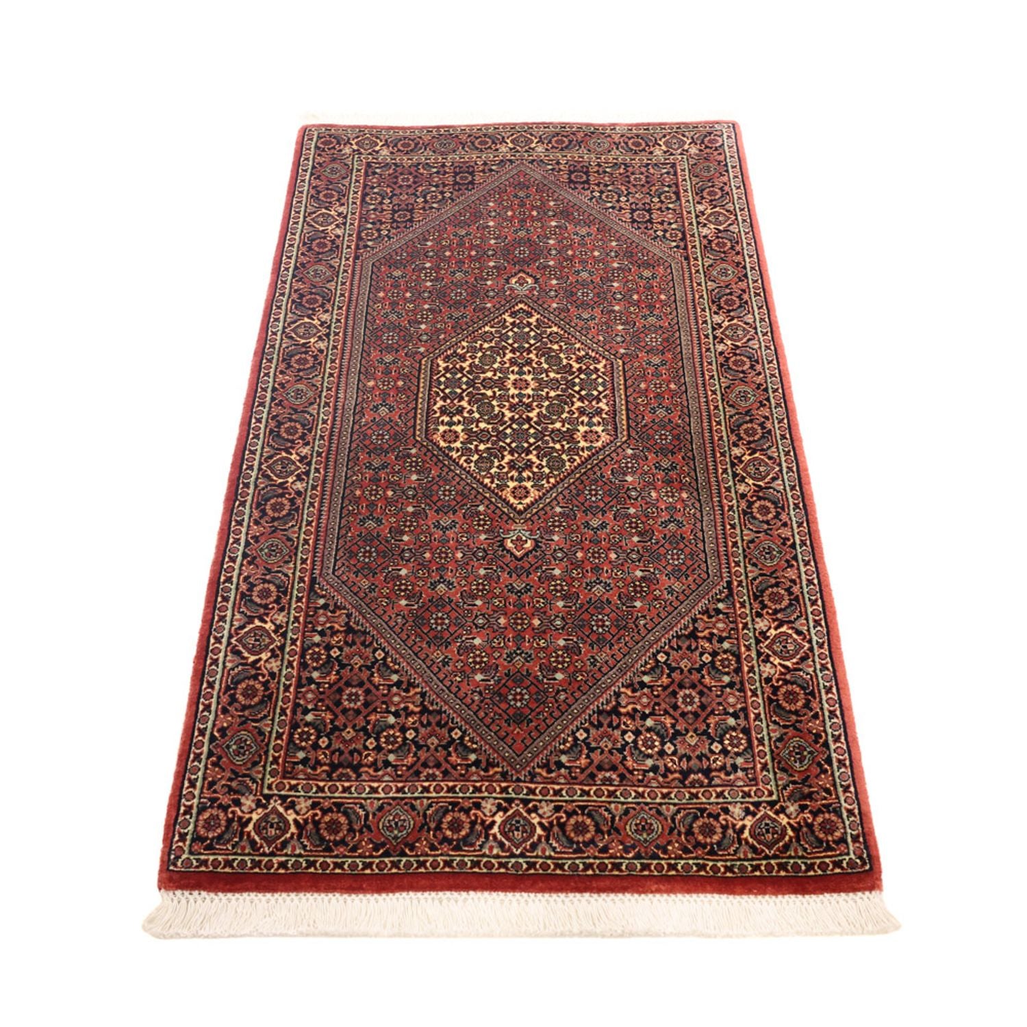 Tappeto Persero - Bidjar - 136 x 70 cm - rosso scuro