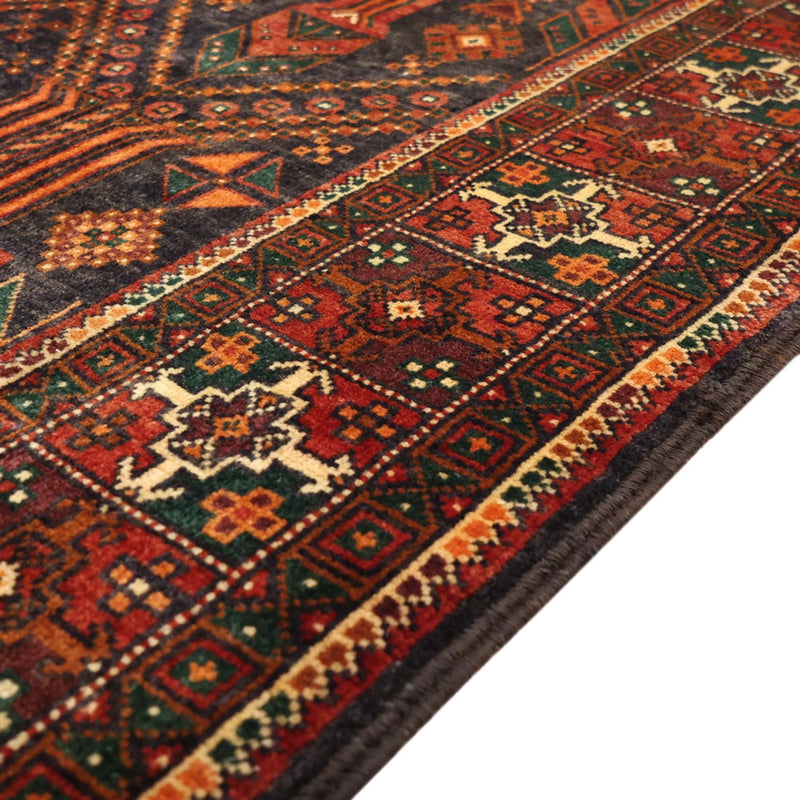Tappeto corsia Tappeto Belutsch - 292 x 110 cm - rosso scuro