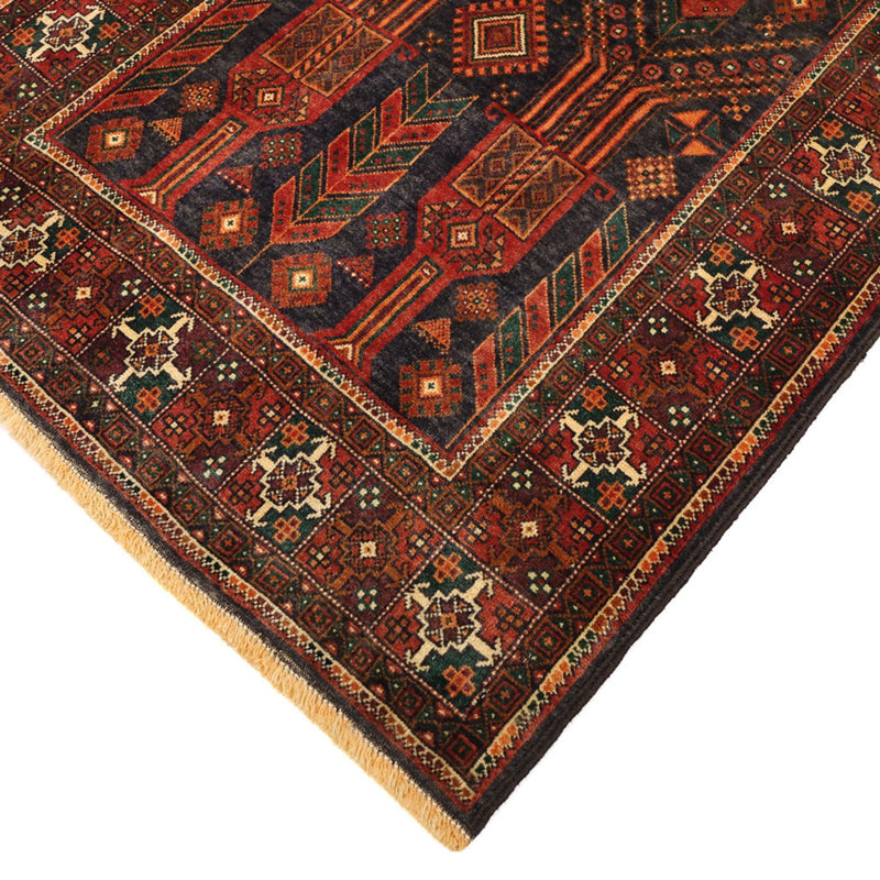 Tappeto corsia Tappeto Belutsch - 292 x 110 cm - rosso scuro