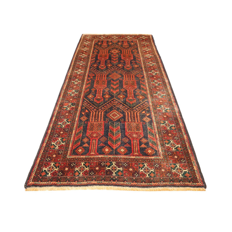 Tappeto corsia Tappeto Belutsch - 292 x 110 cm - rosso scuro