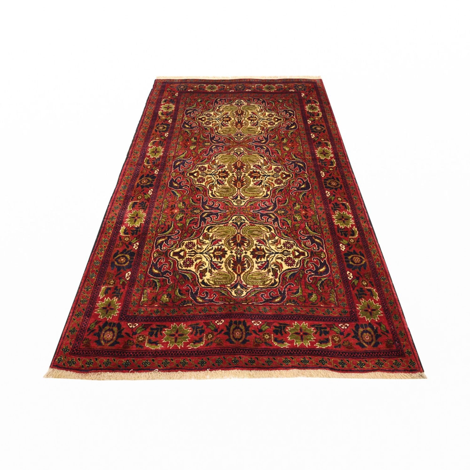 Tappeto corsia Tappeto Belutsch - 223 x 128 cm - rosso scuro