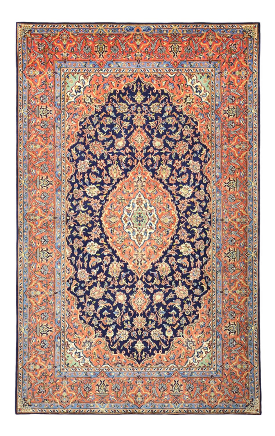 Tappeto Persero - Bidjar - Reale - 220 x 136 cm - blu scuro