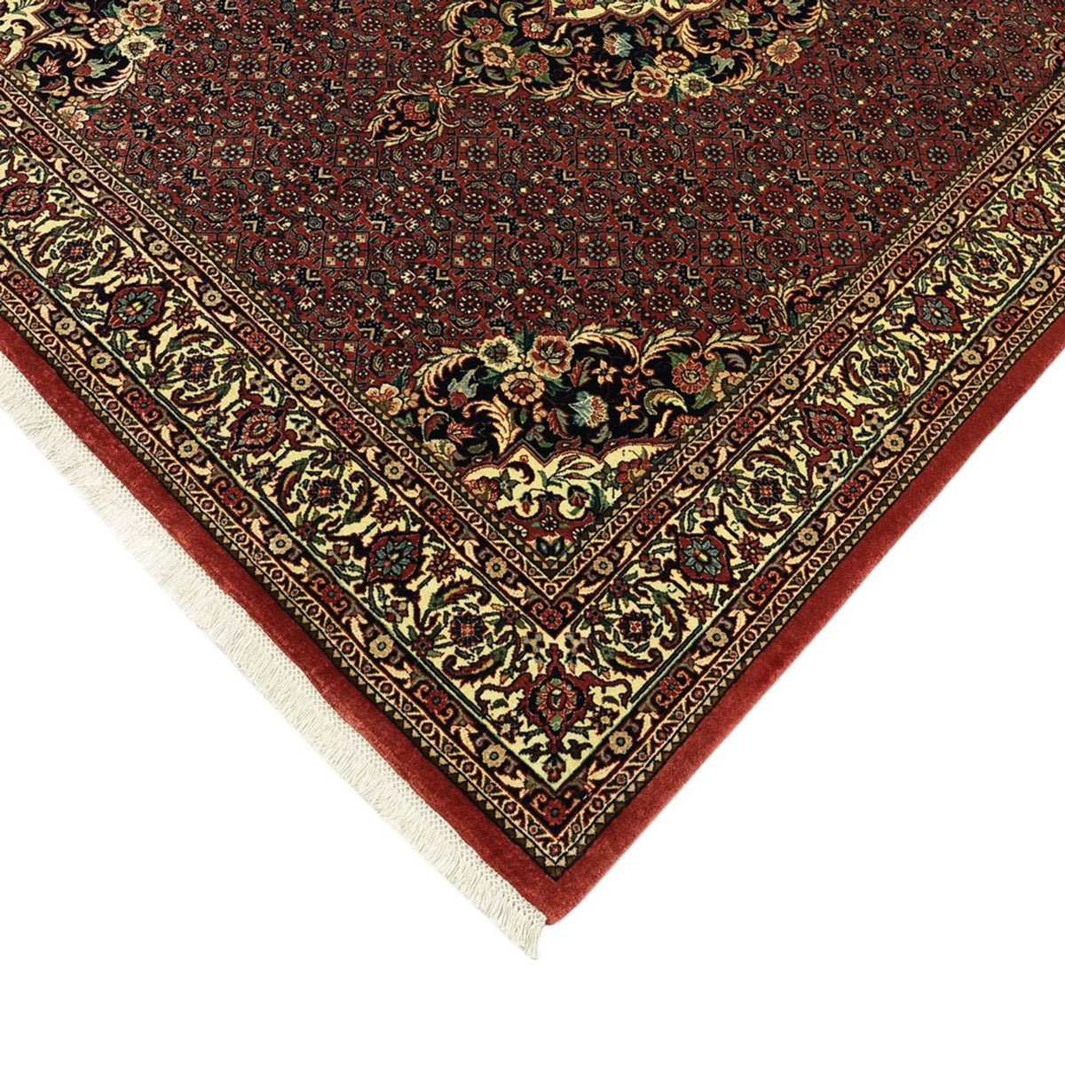 Tappeto Persero - Bidjar - Reale - 194 x 153 cm - rosso scuro