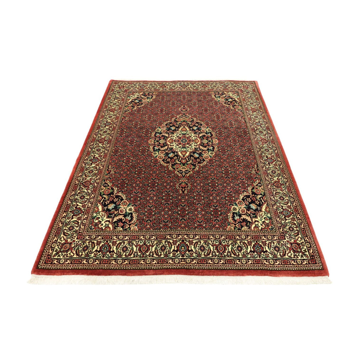 Tappeto Persero - Bidjar - Reale - 194 x 153 cm - rosso scuro