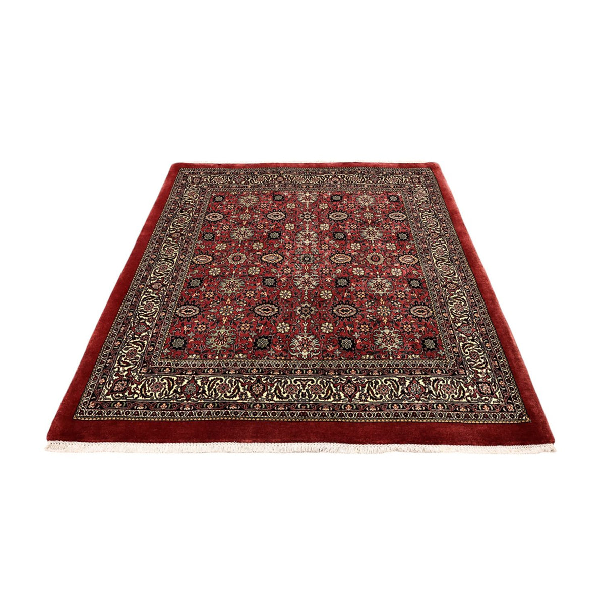 Tappeto Persero - Bidjar - Reale - 163 x 153 cm - rosso scuro
