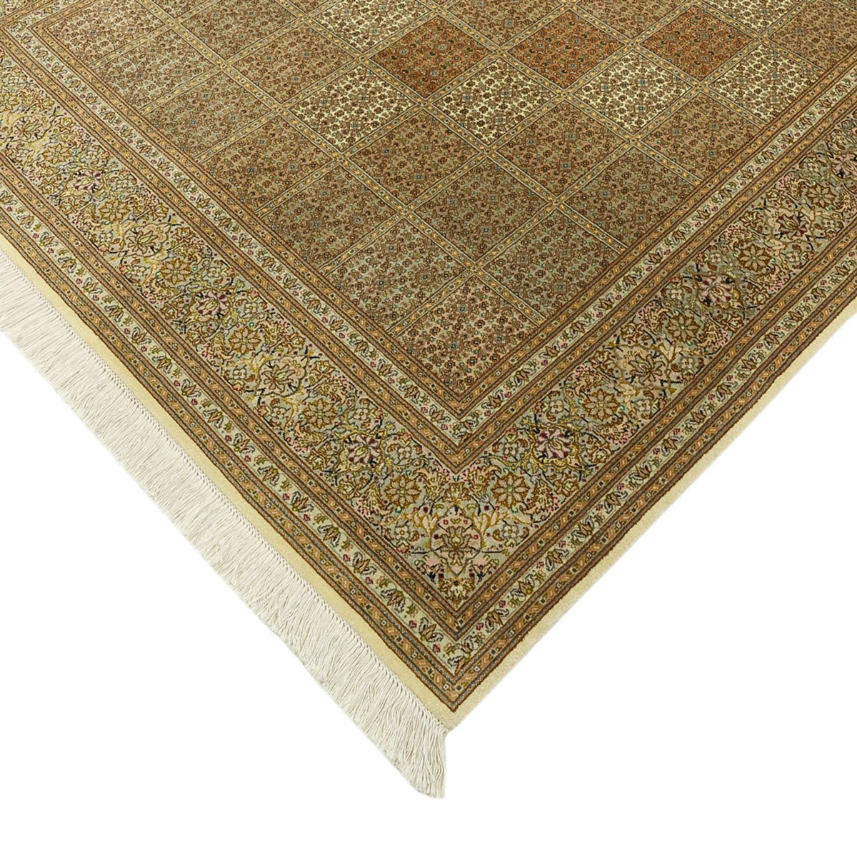 Tappeto Persero - Tabriz - Reale - 208 x 149 cm - beige scuro