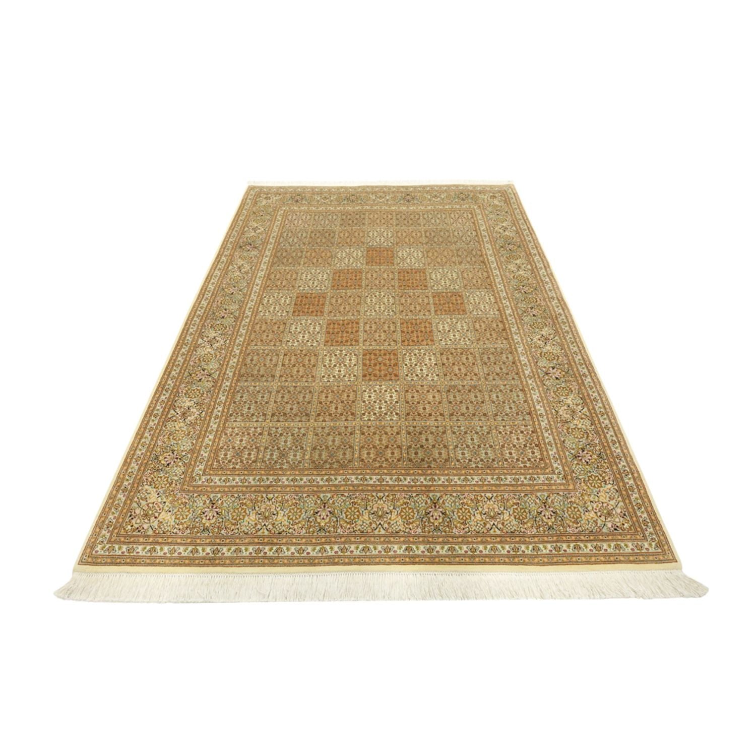 Tappeto Persero - Tabriz - Reale - 208 x 149 cm - beige scuro