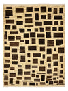 Loribaft Tappeto 105x150cm - Perserteppich Wollteppich - Rettangolo / Multicolore / 105 x 150 cm Rettangolo