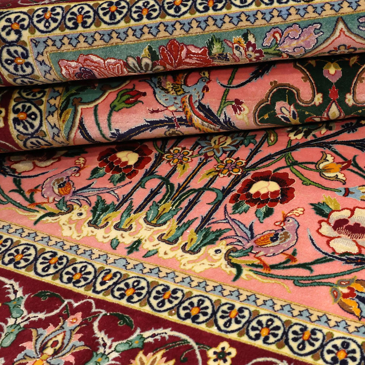 Tappeto Persero - Isfahan - Premio - 161 x 109 cm - multicolore