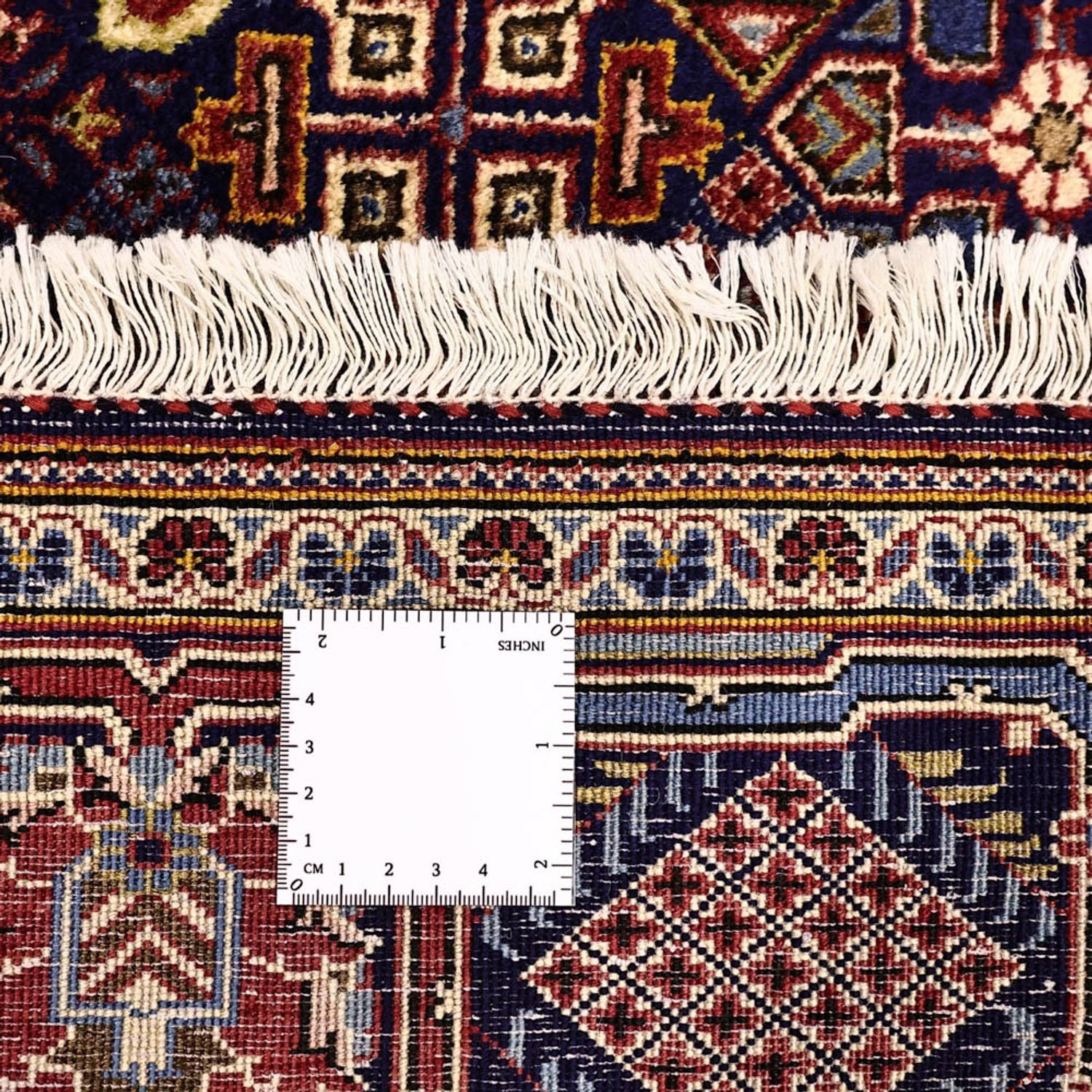 Tappeto Persero - Keshan - 211 x 143 cm - blu scuro