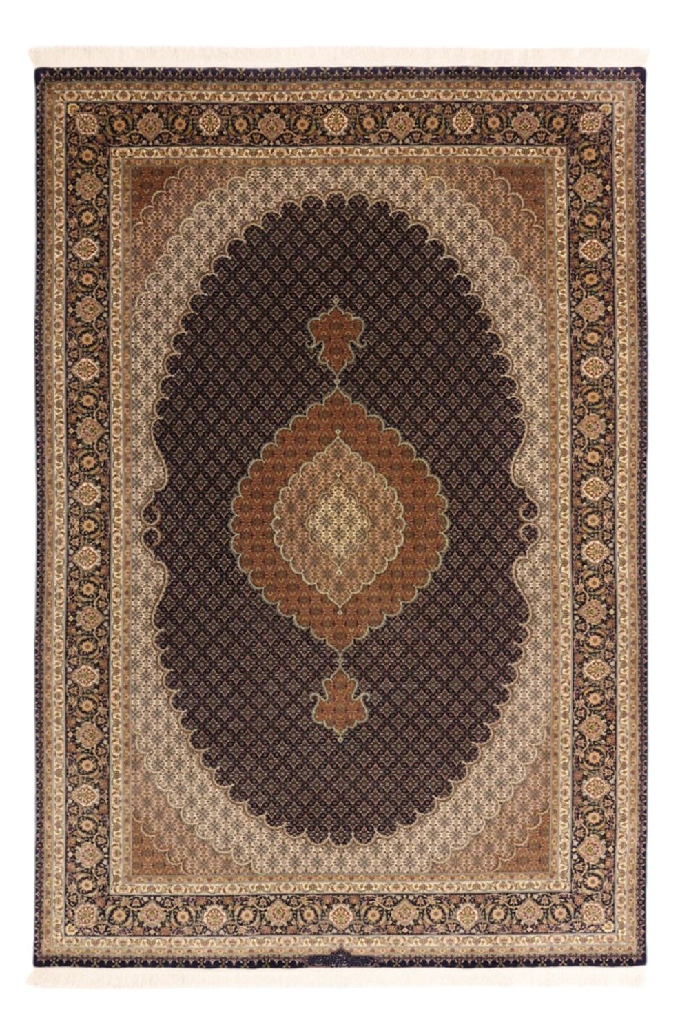 Tappeto Persero - Tabriz - 299 x 204 cm - beige scuro