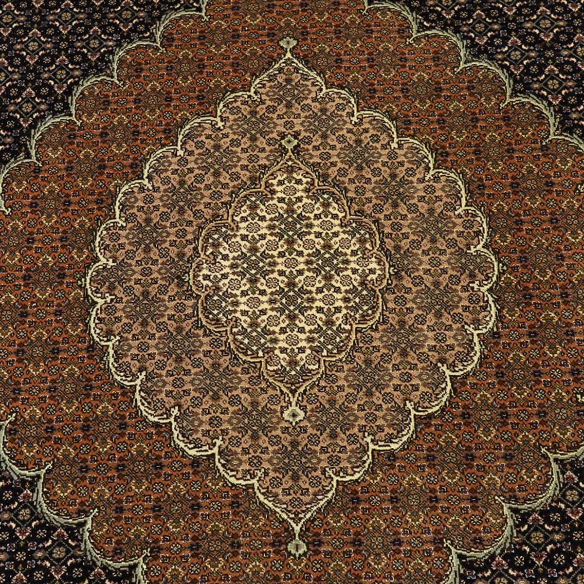 Tappeto Persero - Tabriz - 299 x 204 cm - beige scuro