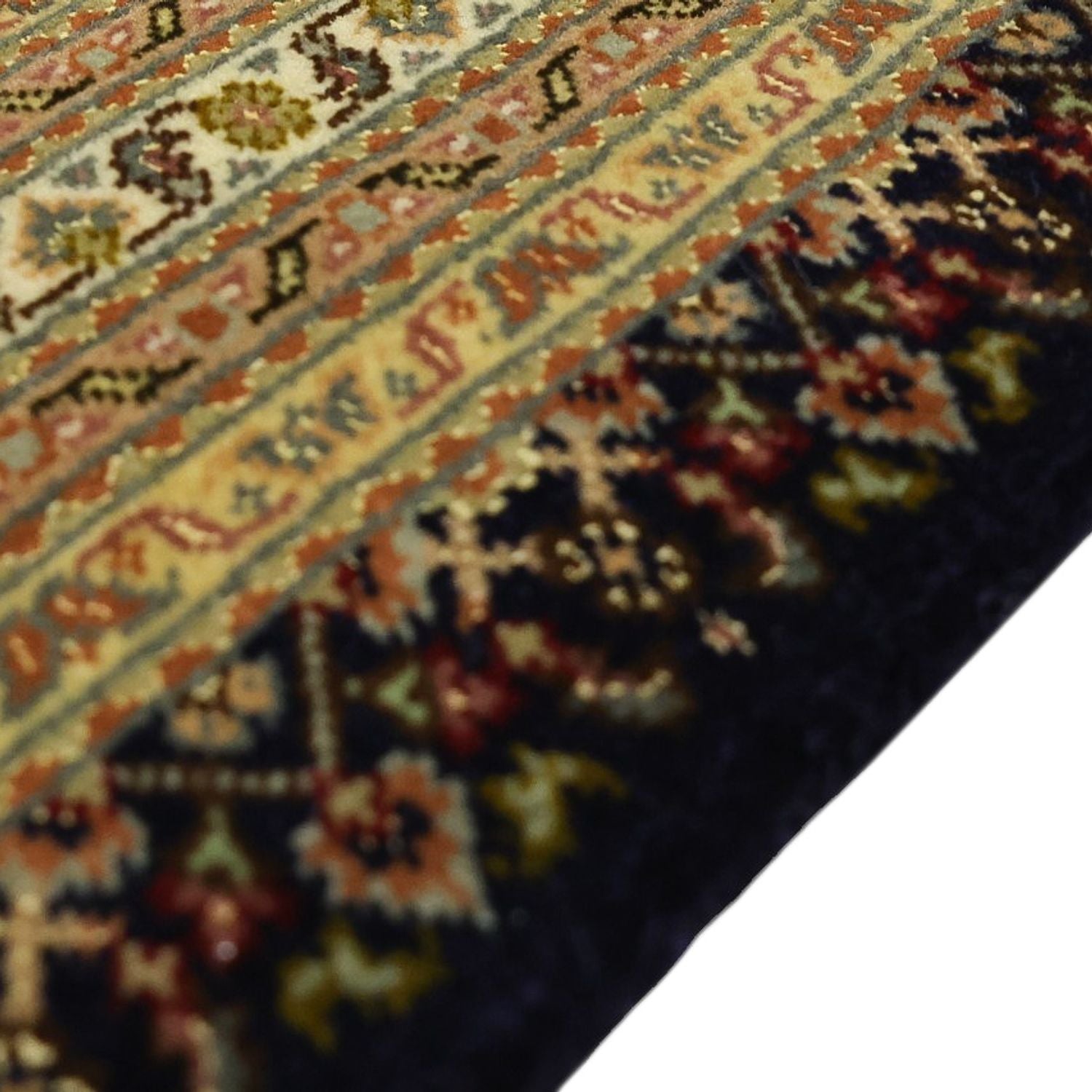 Tappeto Persero - Tabriz - Reale - Ordito di seta - 362 x 251 cm - beige scuro