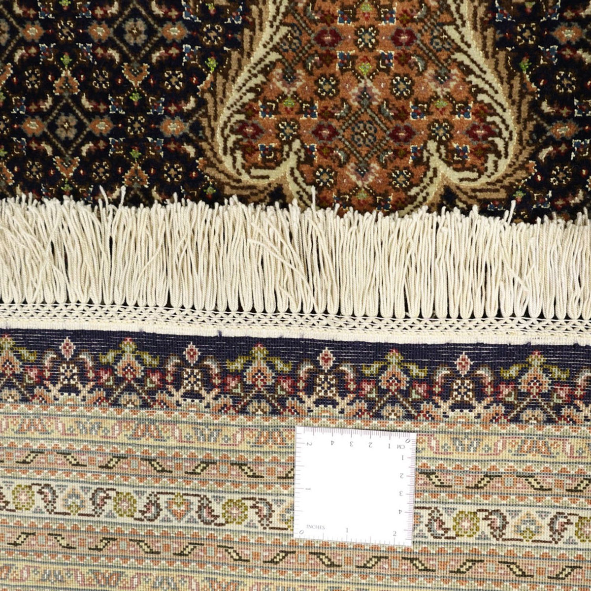 Tappeto Persero - Tabriz - Reale - Ordito di seta - 362 x 251 cm - beige scuro