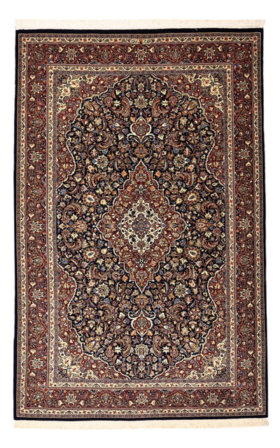 Kashan Tappeto 132x203cm - Tappeto persiano - blu scuro