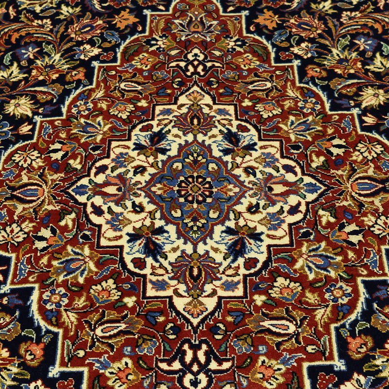 Tappeto Persero - Keshan - 203 x 132 cm - blu scuro