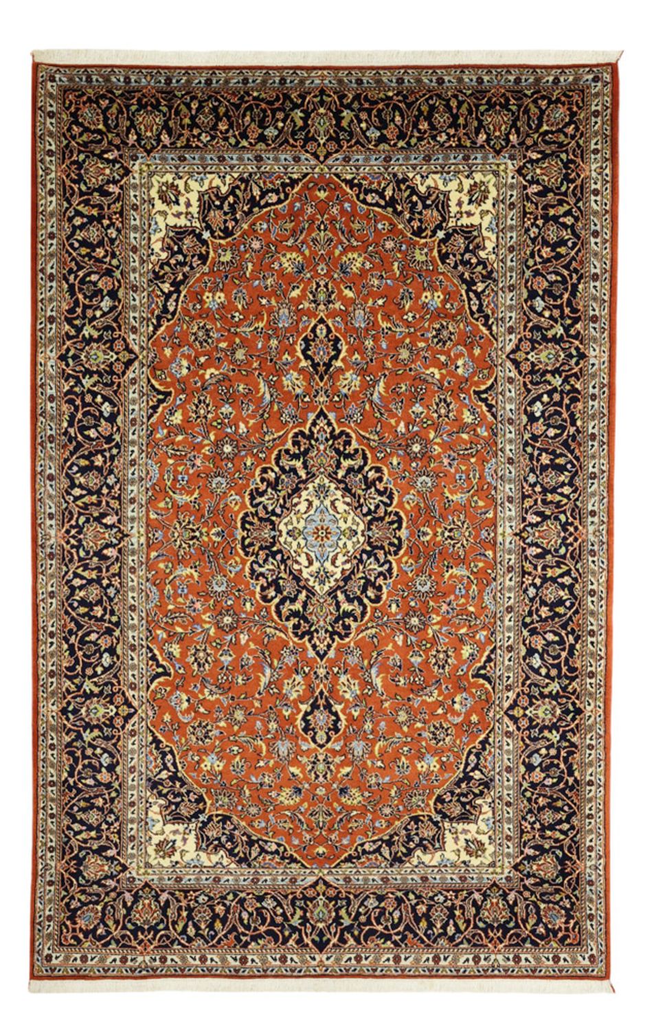 Tappeto Persero - Keshan - 215 x 138 cm - terracotta
