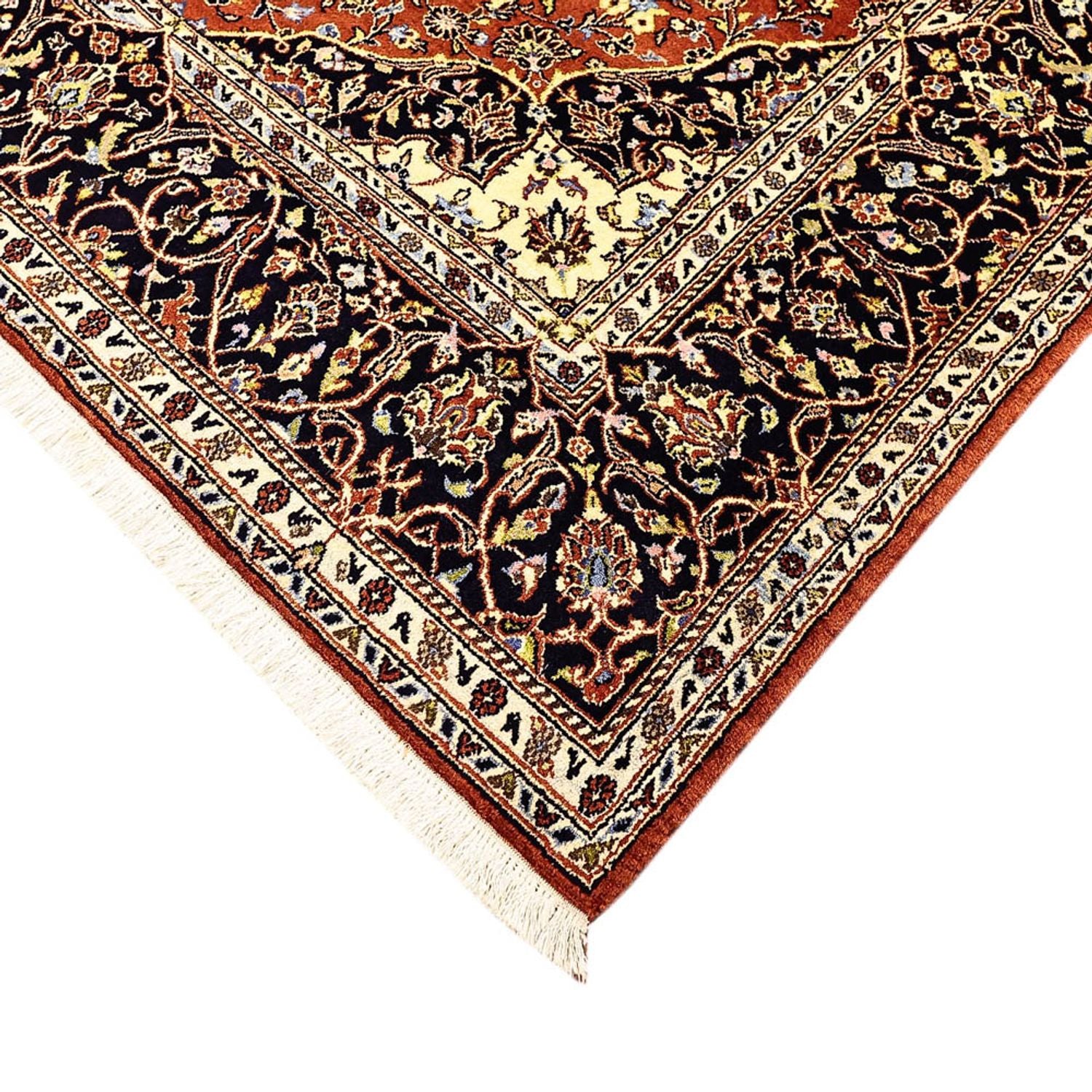 Tappeto Persero - Keshan - 215 x 138 cm - terracotta
