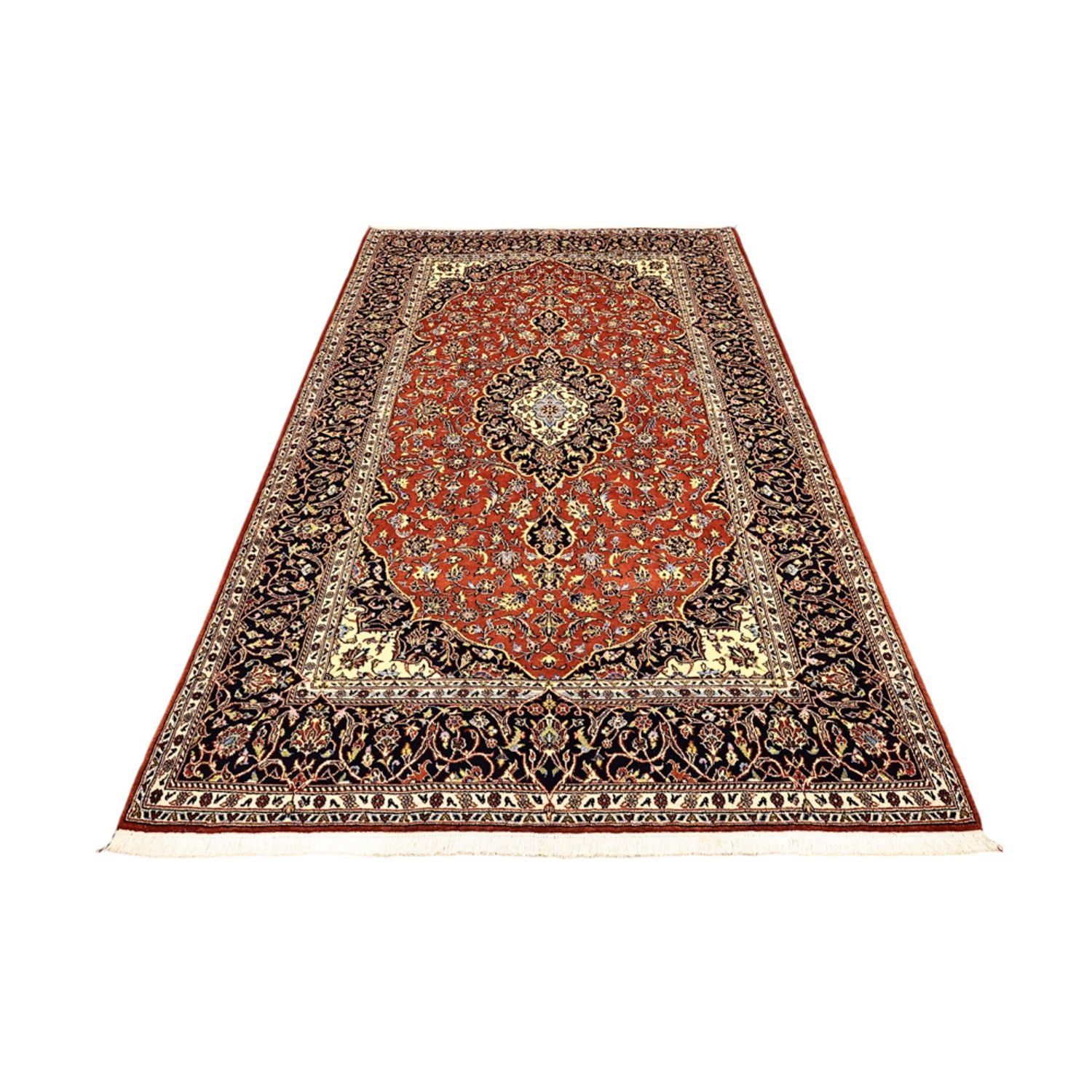 Tappeto Persero - Keshan - 215 x 138 cm - terracotta