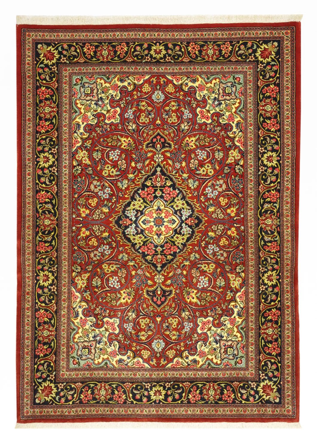 Tappeto Persero - Ghom - 158 x 114 cm - rosso