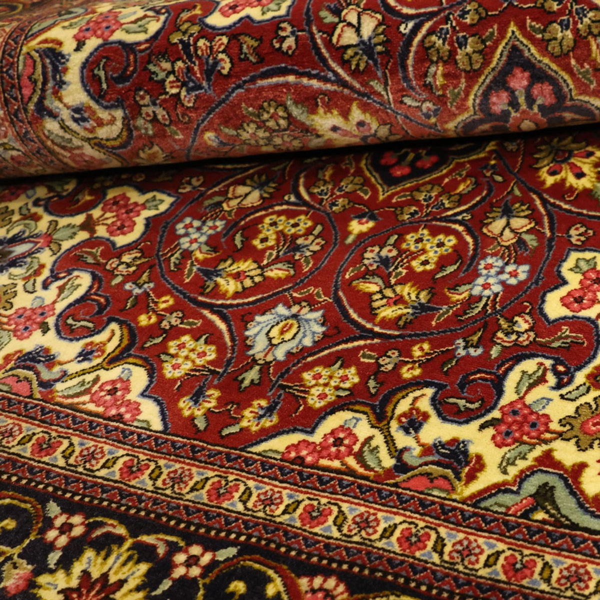 Tappeto Persero - Ghom - 158 x 114 cm - rosso