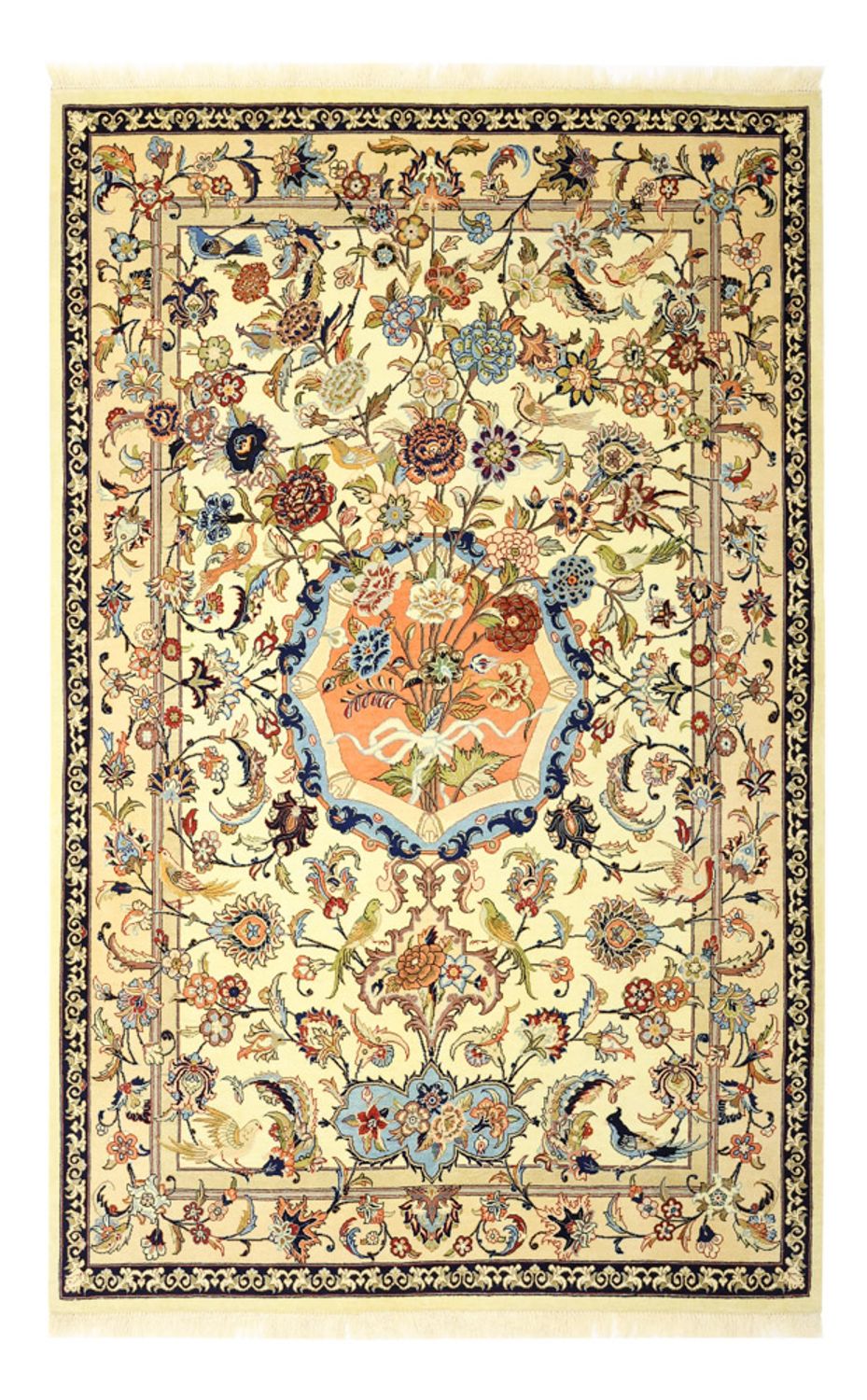 Tappeto Persero - Isfahan - Premio - 156 x 100 cm - beige