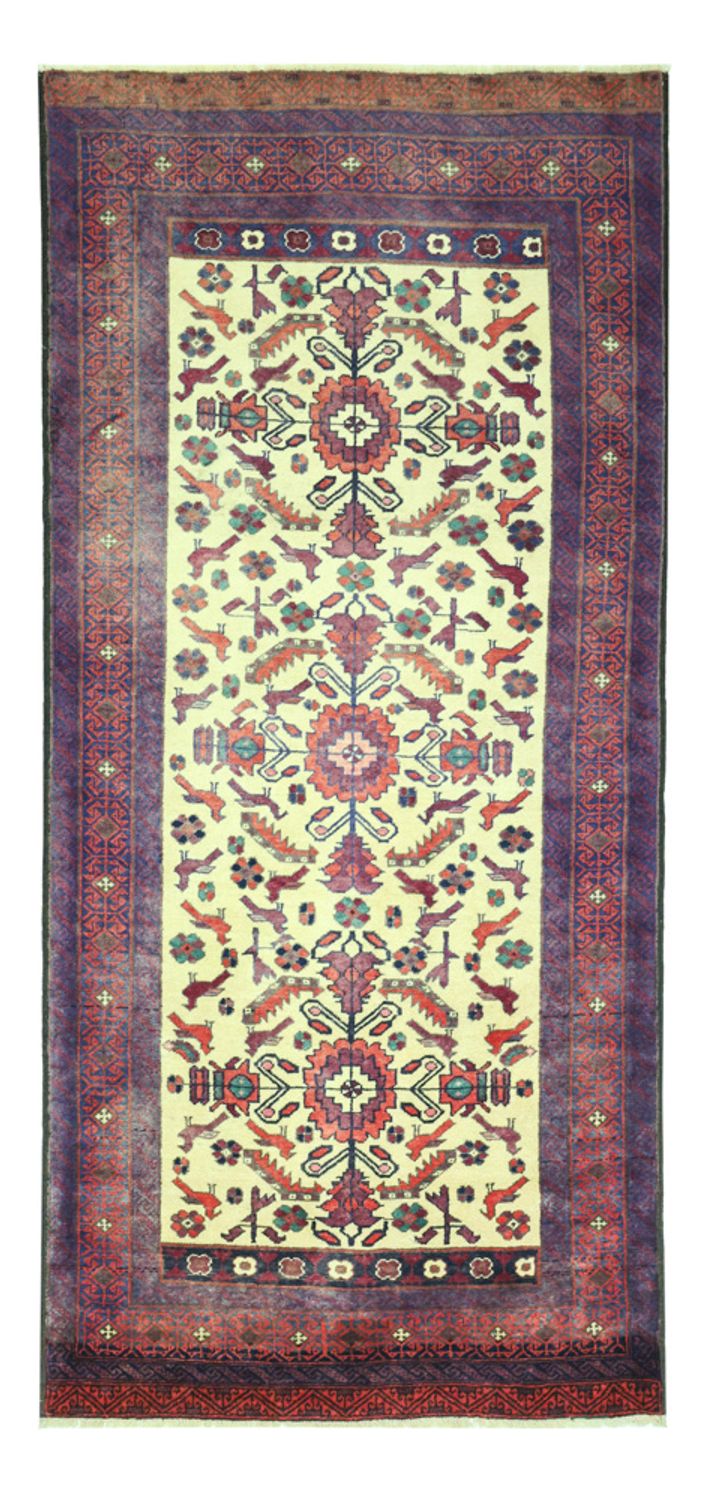 Tappeto corsia Tappeto Belutsch - 212 x 97 cm - verde chiaro