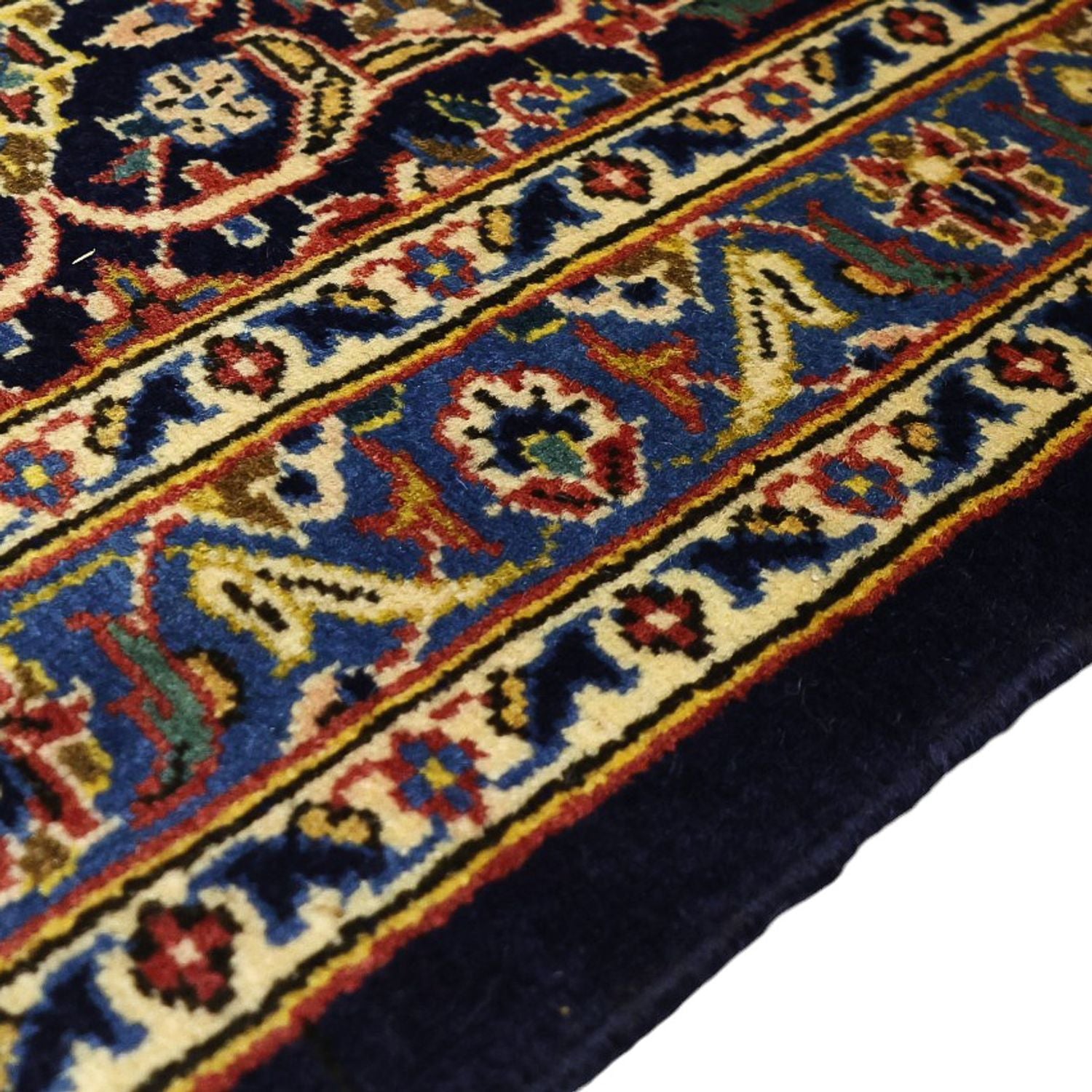 Tappeto Persero - Keshan - 321 x 221 cm - blu scuro