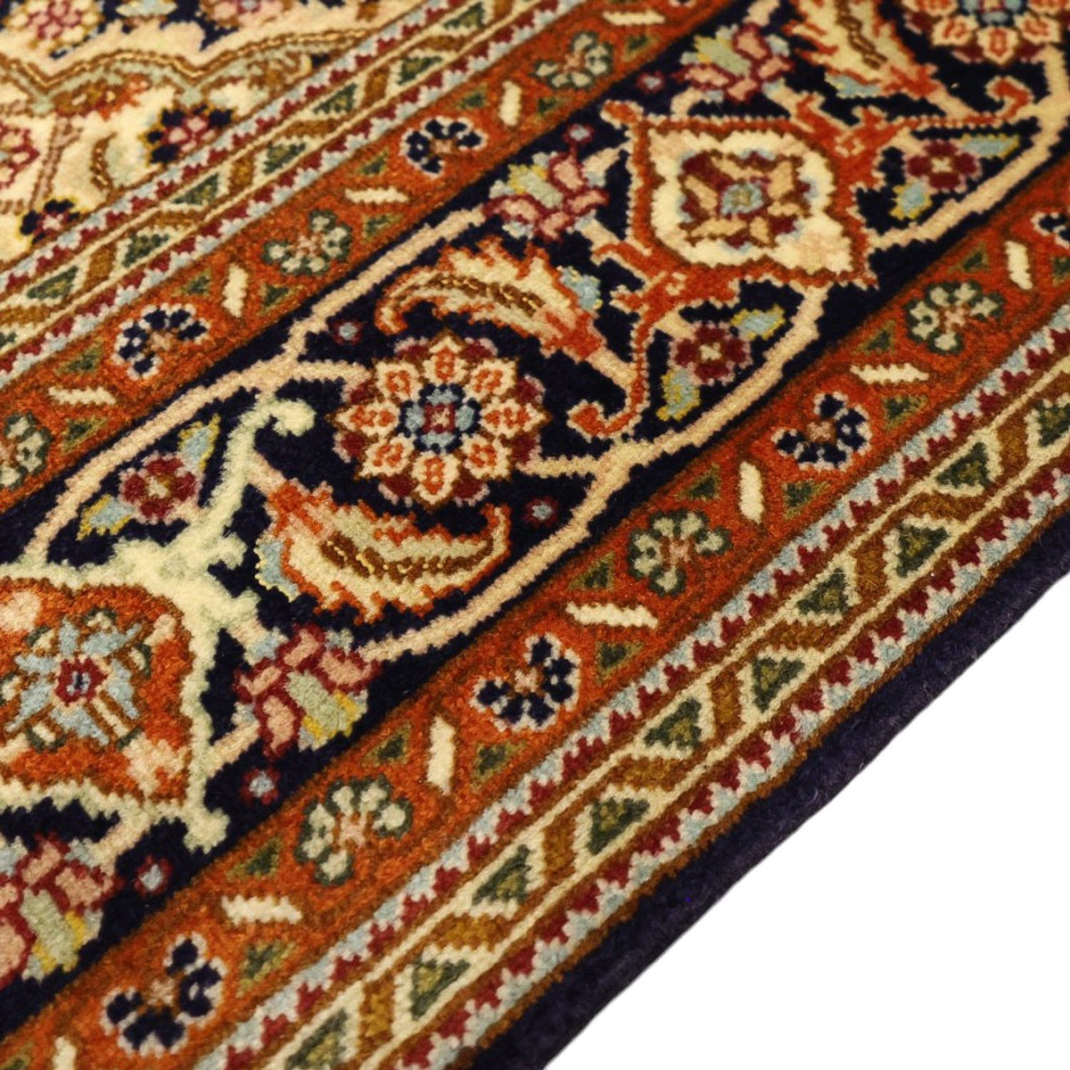 Tappeto Persero - Tabriz - Reale - Reale - 153 x 101 cm - beige scuro