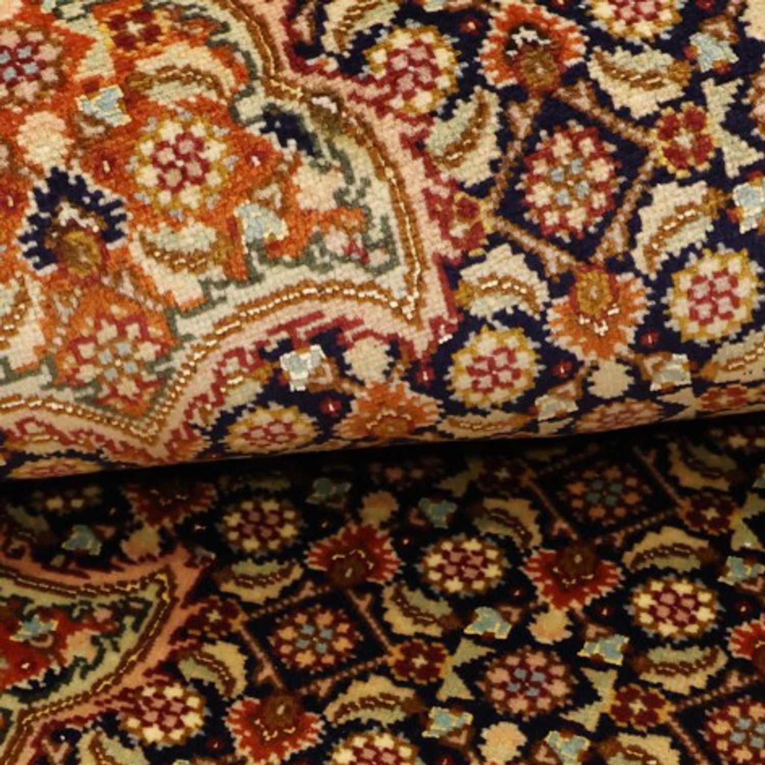 Tappeto Persero - Tabriz - Reale - Reale - 153 x 101 cm - beige scuro