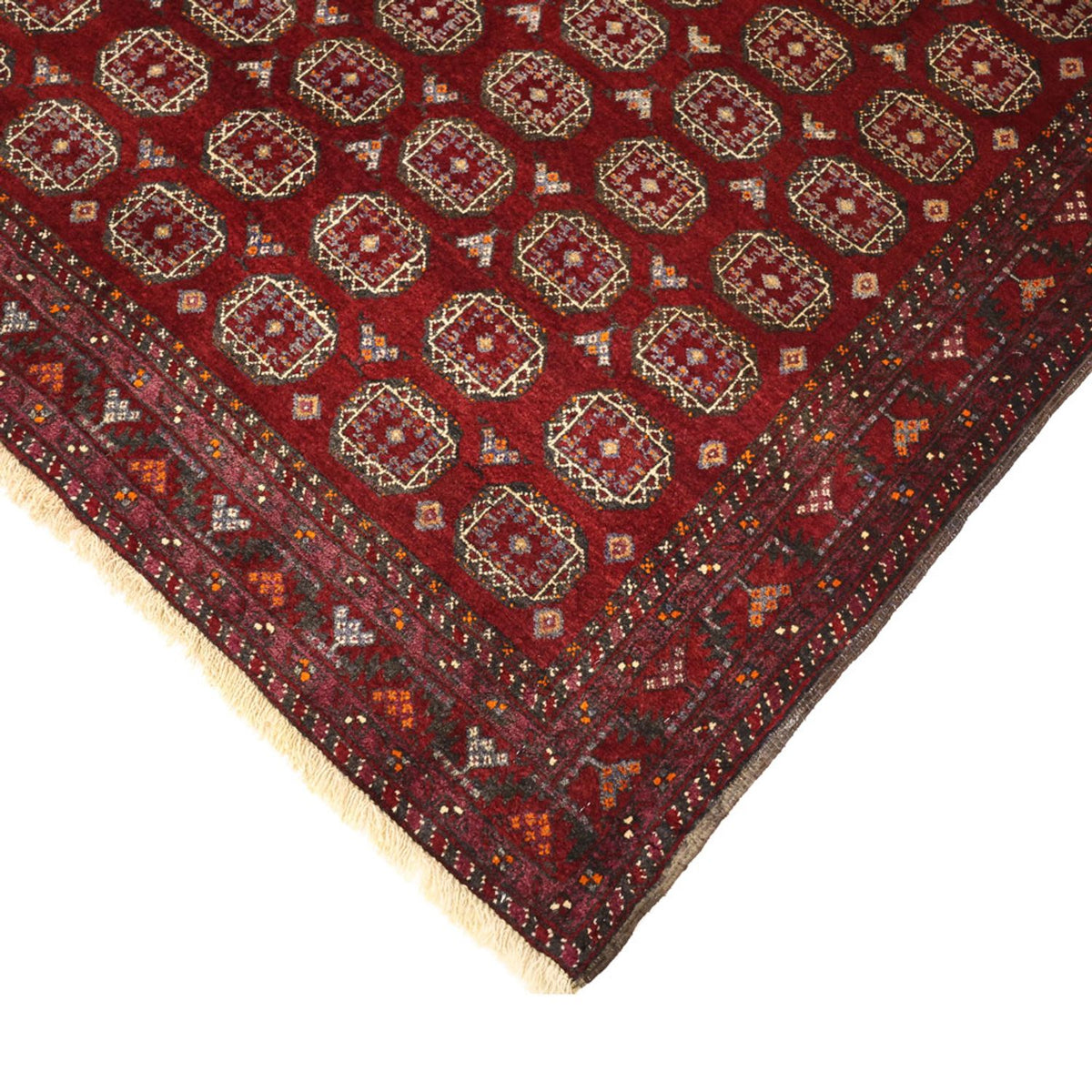 Tappeto corsia Tappeto Belutsch - 193 x 108 cm - rosso scuro