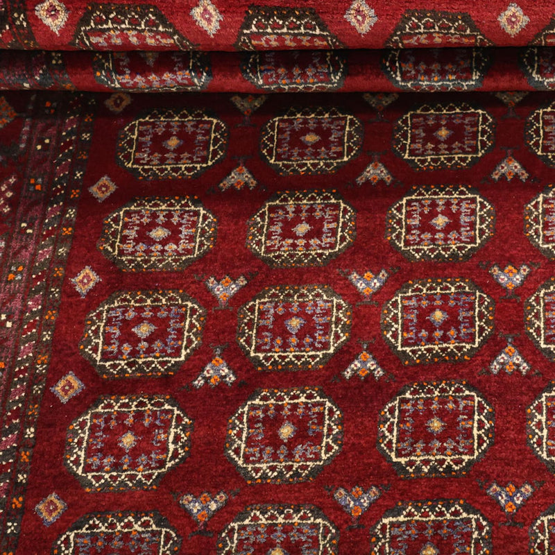 Tappeto corsia Tappeto Belutsch - 193 x 108 cm - rosso scuro