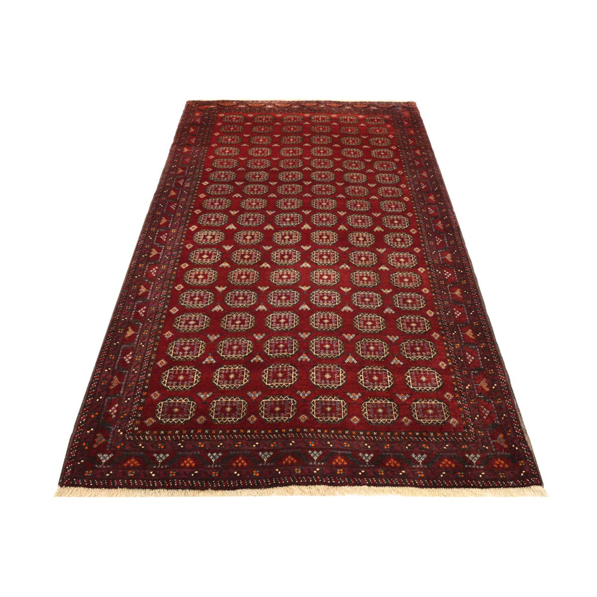 Tappeto corsia Tappeto Belutsch - 193 x 108 cm - rosso scuro