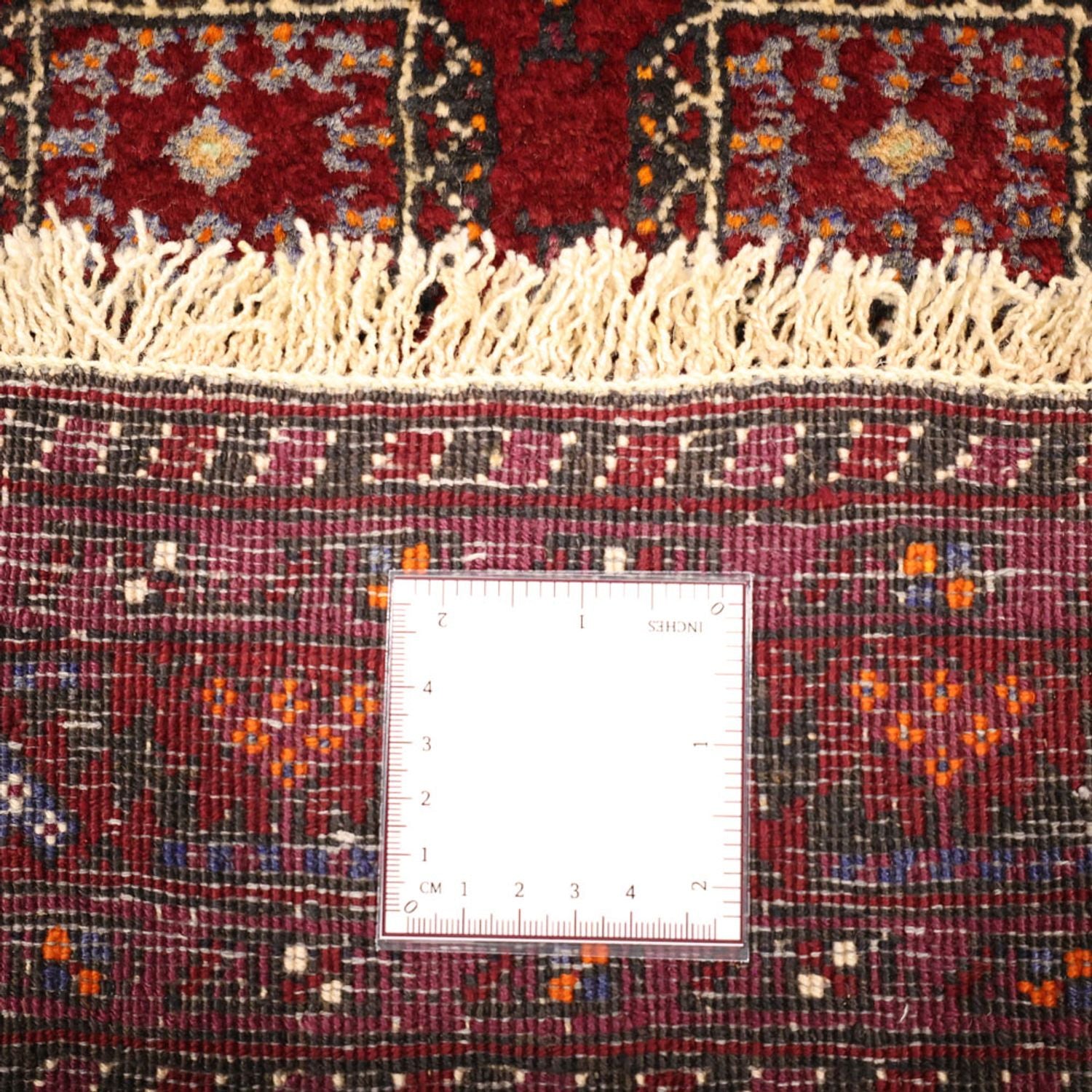 Tappeto corsia Tappeto Belutsch - 193 x 108 cm - rosso scuro