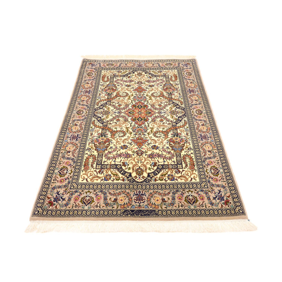 Tappeto Persero - Isfahan - Premio - 171 x 111 cm - beige scuro