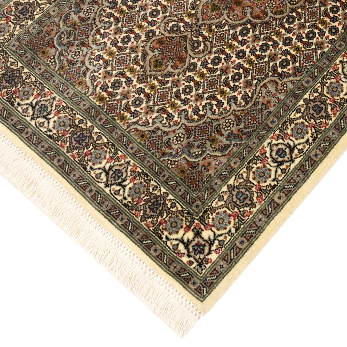 Tappeto Persero - Tabriz - Reale - 92 x 59 cm - beige scuro