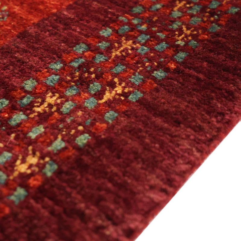 Tappeto Gabbeh - Kashkuli Persero - 145 x 78 cm - rosso scuro