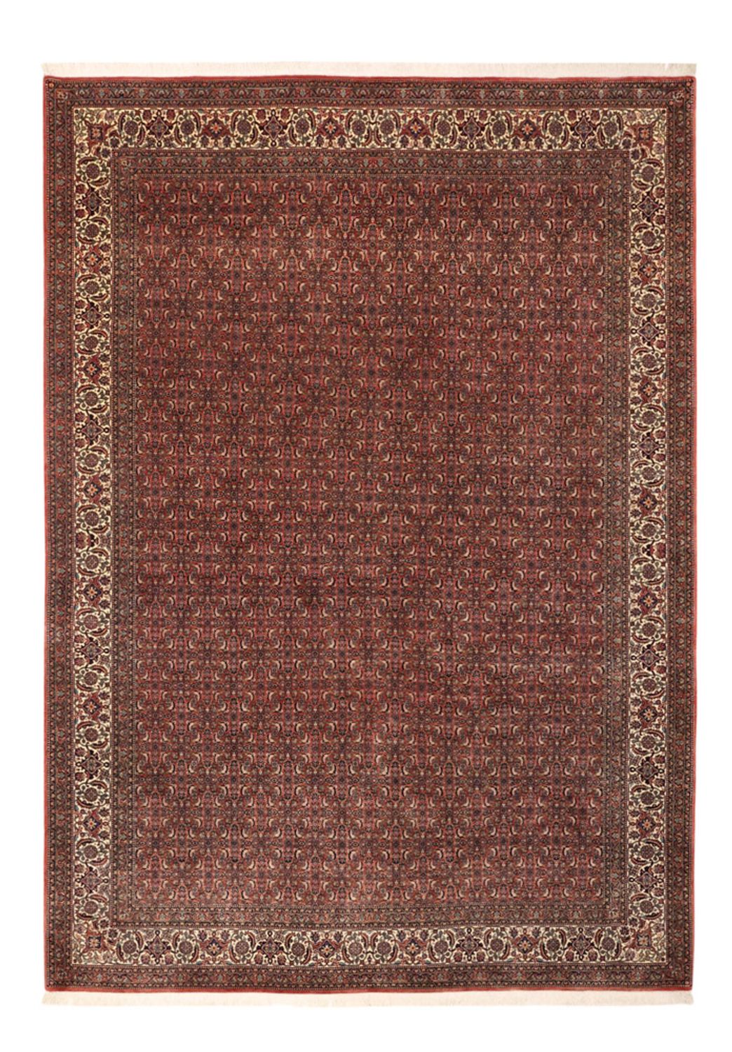 Tappeto Persero - Bidjar - Reale - 350 x 256 cm - rosso scuro