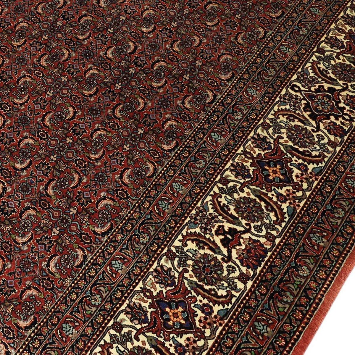 Tappeto Persero - Bidjar - Reale - 350 x 256 cm - rosso scuro