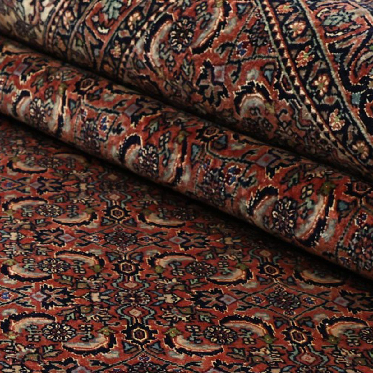 Tappeto Persero - Bidjar - Reale - 350 x 256 cm - rosso scuro