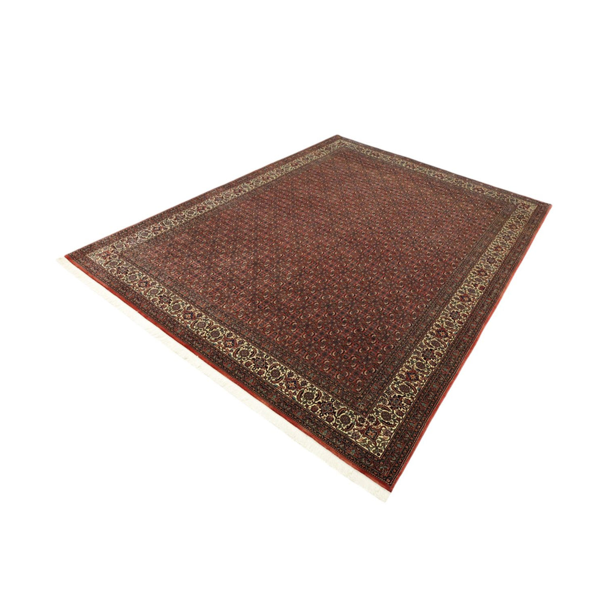Tappeto Persero - Bidjar - Reale - 350 x 256 cm - rosso scuro