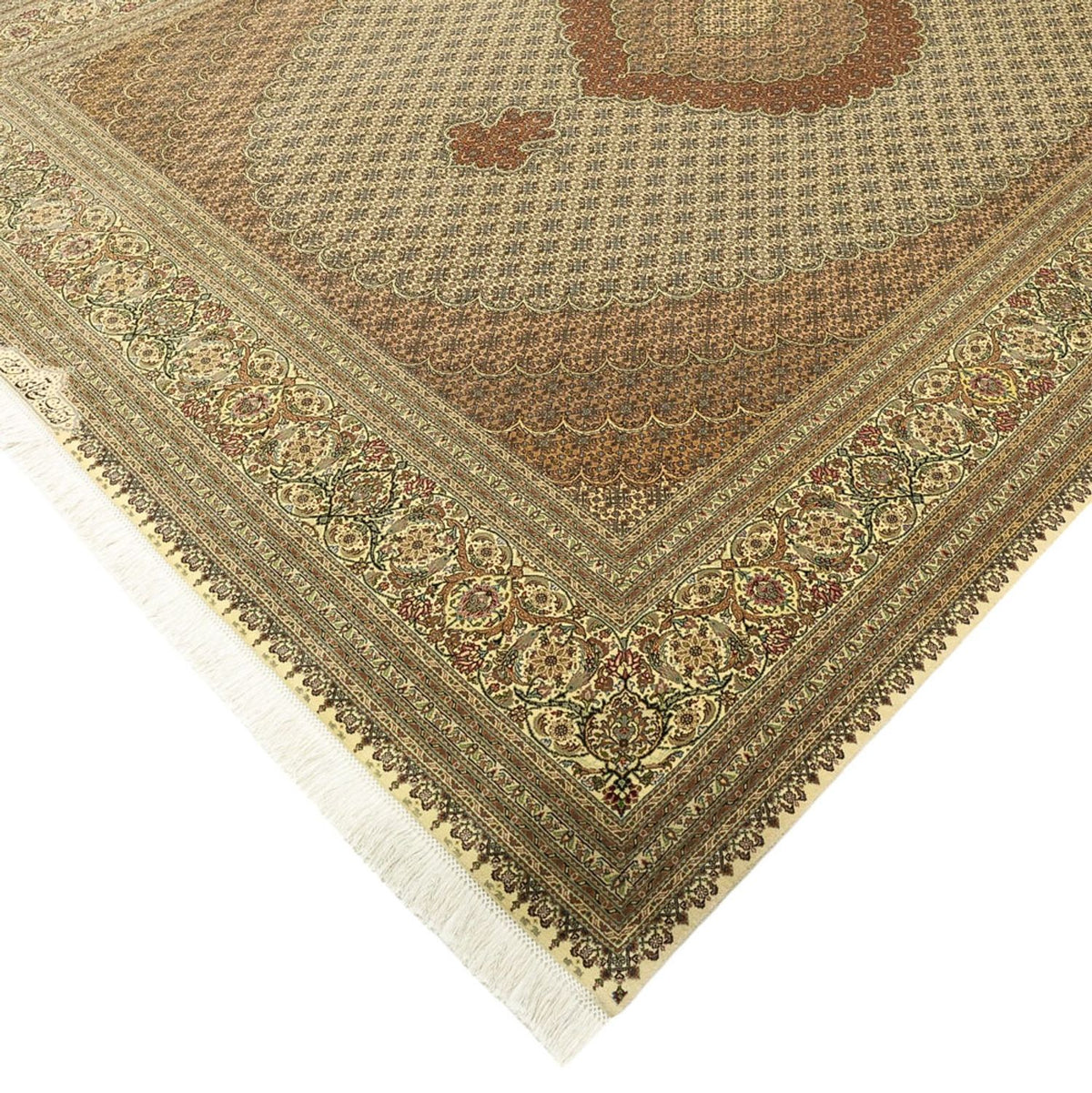 Tappeto Persero - Tabriz - Reale - Reale - 350 x 251 cm - sabbia