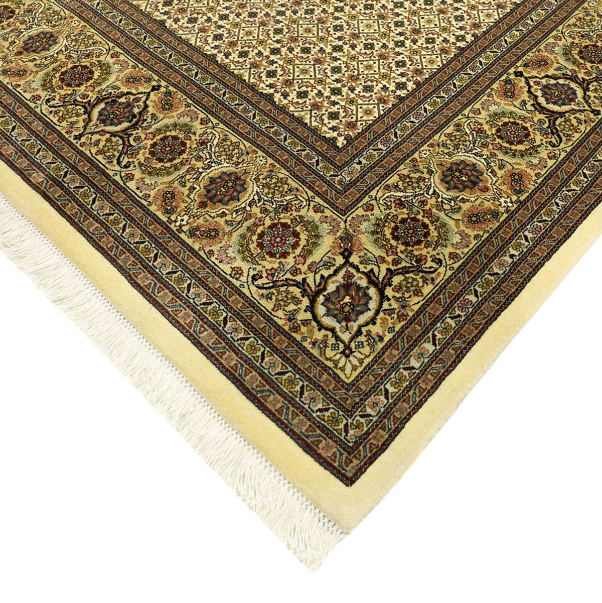 Tappeto Persero - Tabriz - Reale - Reale - 289 x 200 cm - beige scuro