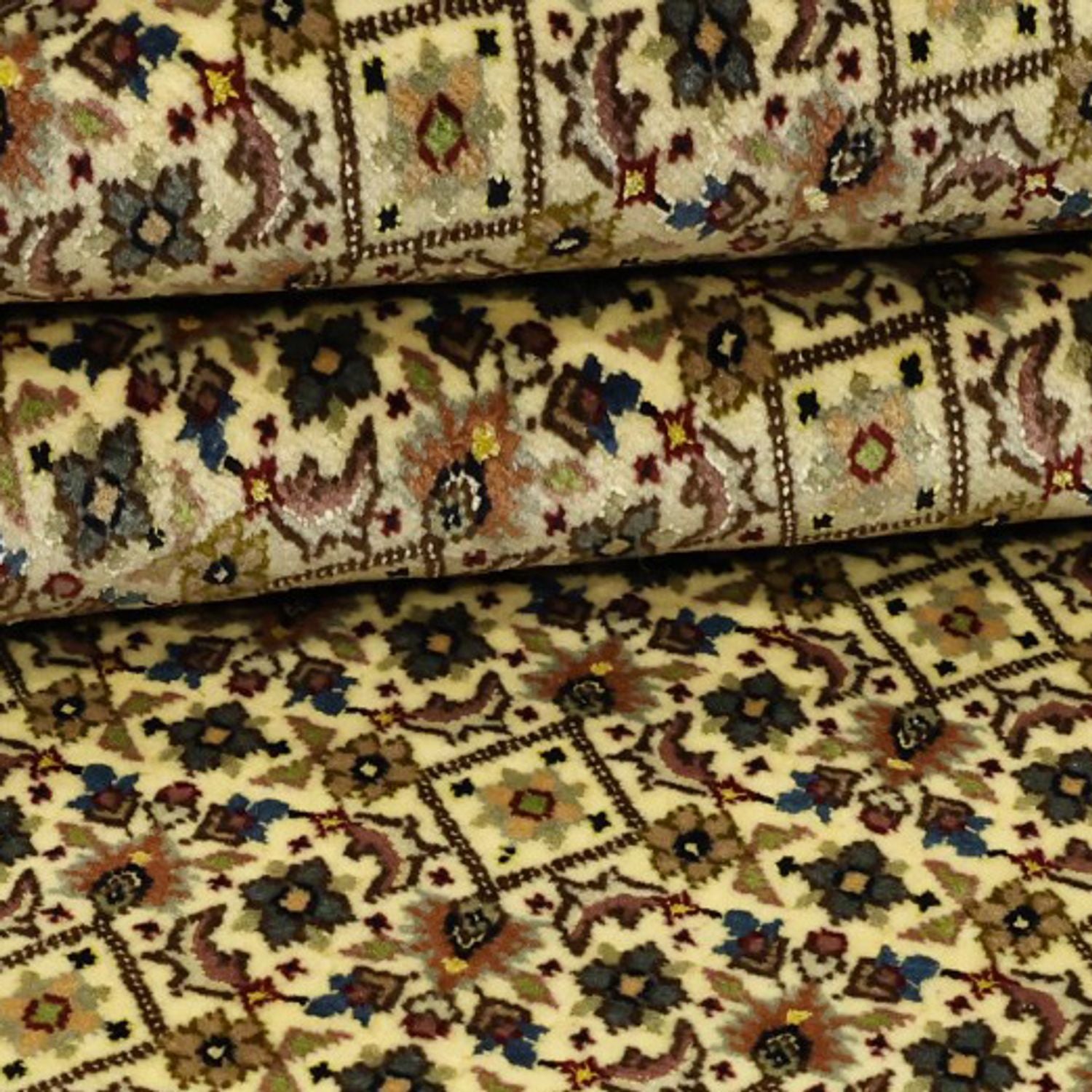 Tappeto Persero - Tabriz - Reale - Reale - 289 x 200 cm - beige scuro
